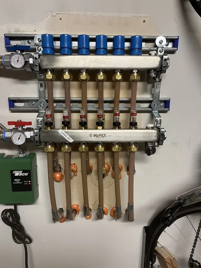 Plumber performing Leak Detection at a residential property in Vincennes